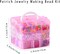 Bracelets Making Bead Kits, Includes 44 Colors Embroidery Floss with 3-Tier Organizer Storage Box, Over 4900 Beads for Friendship Bracelets, Jewelry Making Christmas Birthday Gift (Pink)